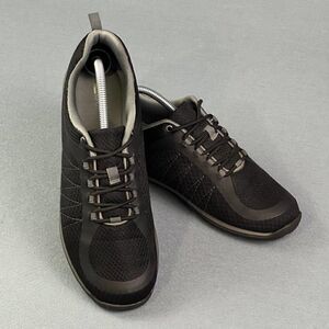 Zibu Sneakers Womens 11M Deedra Lightweight Lace -Up Shoes Black / Charcoal